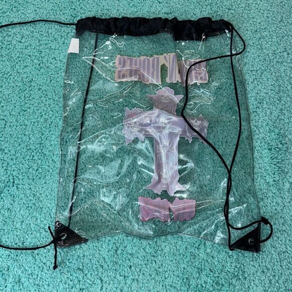 Guns and roses clear drawstring bag for concerts or the beach alike - Picture 5 of 6